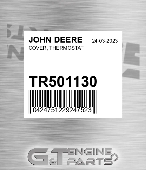 TR501130 COVER, THERMOSTAT
