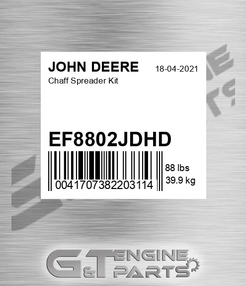 EF8802JDHD Chaff Spreader Kit