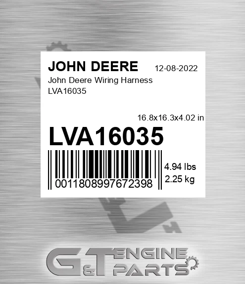 LVA16035 Wiring Harness