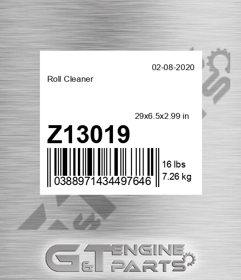 Z13019 Roll Cleaner