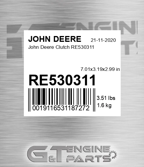 RE530311 John Deere Clutch RE530311