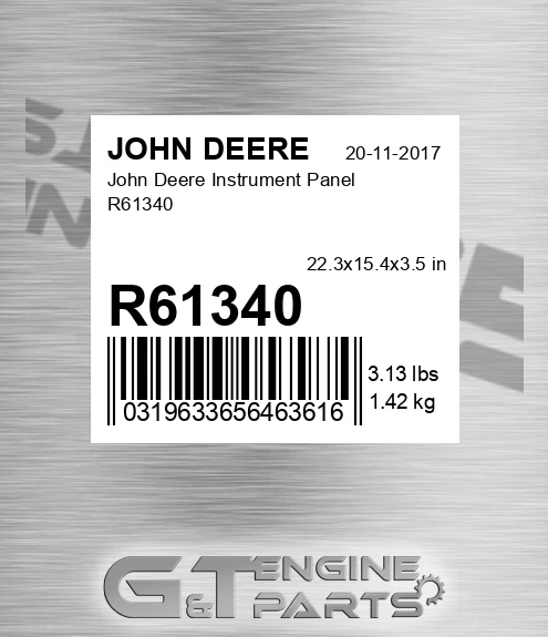 R61340 John Deere Instrument Panel R61340
