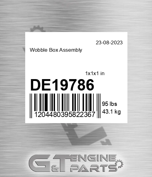 DE19786 Wobble Box Assembly