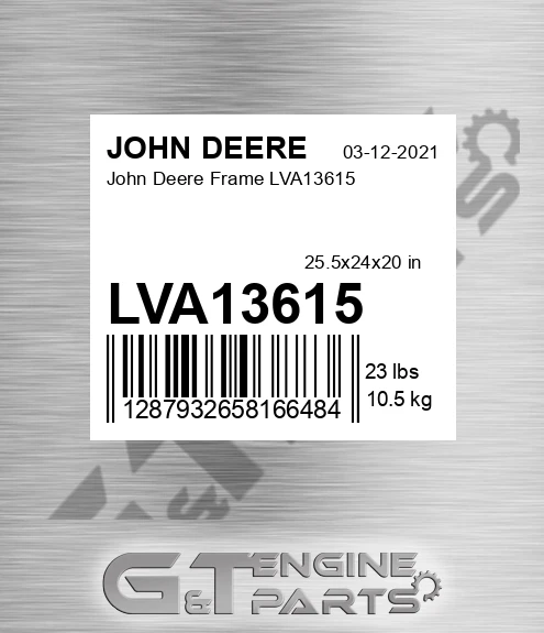 LVA13615 John Deere Frame LVA13615