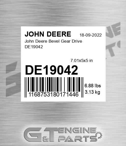 DE19042 Bevel Gear Drive