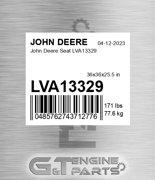 LVA13329 John Deere Seat LVA13329