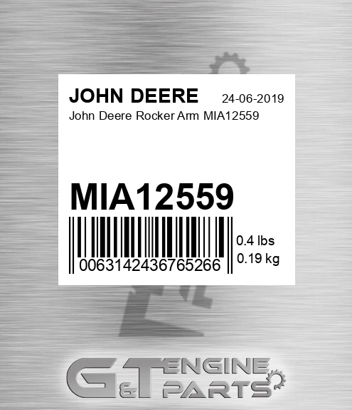 MIA12559 John Deere Rocker Arm MIA12559
