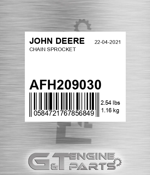 AFH209030 CHAIN SPROCKET