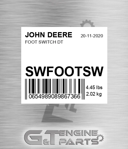 SWFOOTSW FOOT SWITCH DT