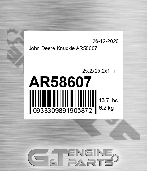 AR58607 John Deere Knuckle AR58607