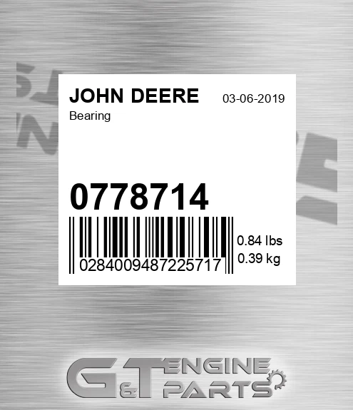 0778714 Bearing