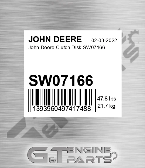SW07166 Clutch Disk