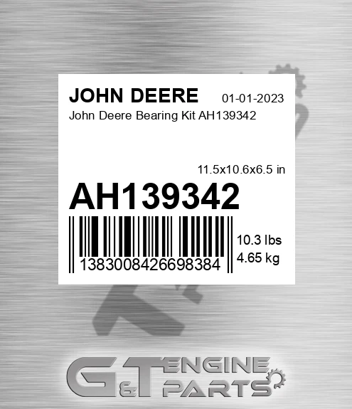 AH139342 John Deere Bearing Kit AH139342