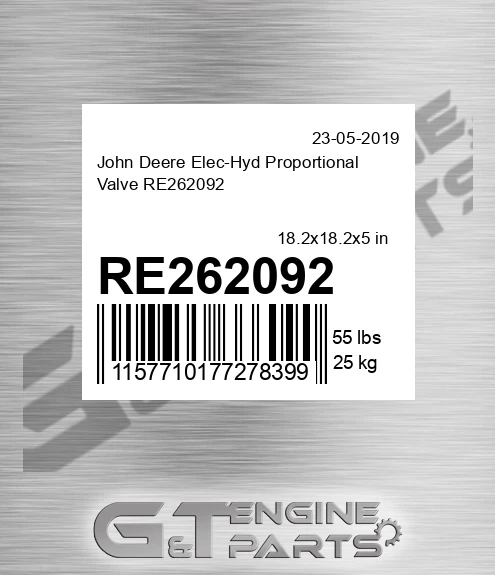 RE262092 Elec-Hyd Proportional Valve