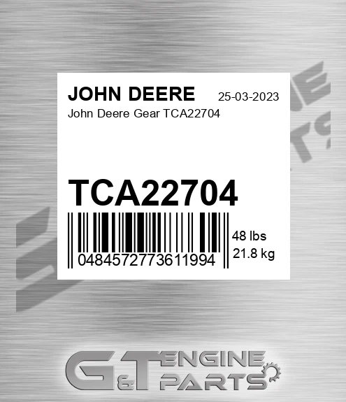 TCA22704 Gear
