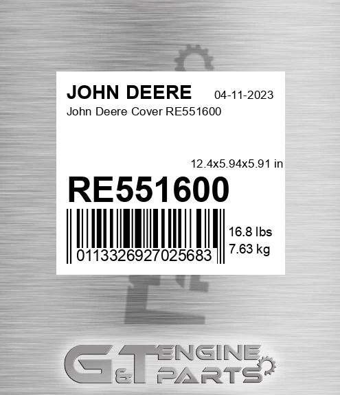 RE551600 Cover