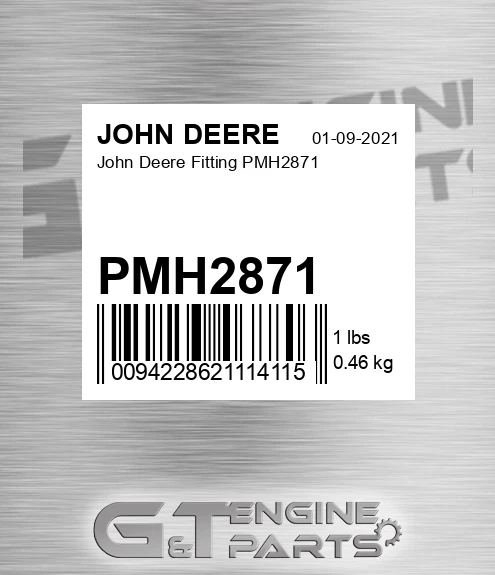 PMH2871 John Deere Fitting PMH2871