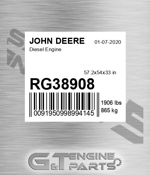 RG38908 Diesel Engine
