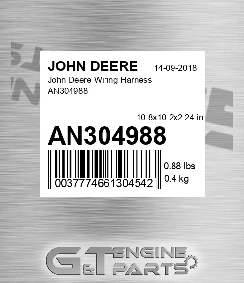 AN304988 John Deere Wiring Harness AN304988