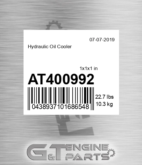 AT400992 Hydraulic Oil Cooler