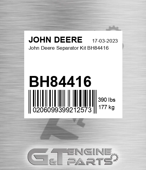 BH84416 John Deere Separator Kit BH84416