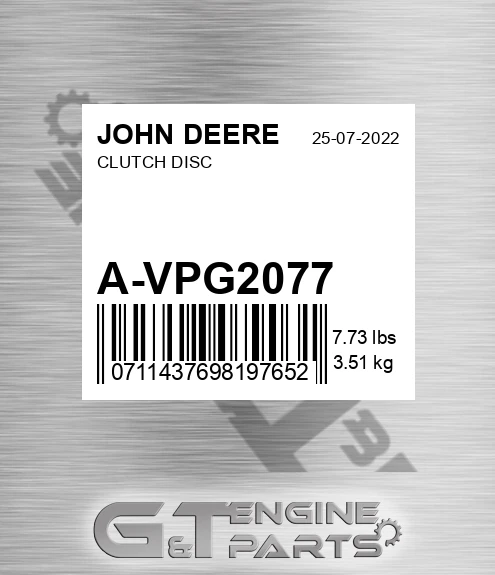 A-VPG2077 CLUTCH DISC