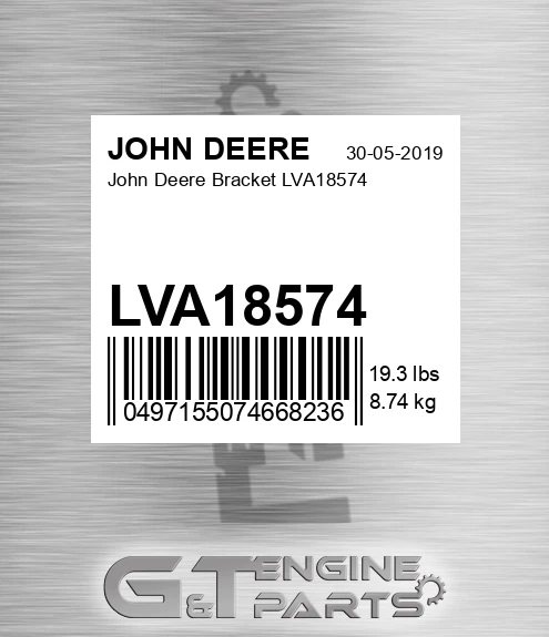 LVA18574 John Deere Bracket LVA18574