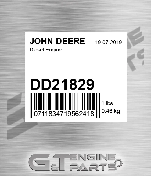 DD21829 Diesel Engine