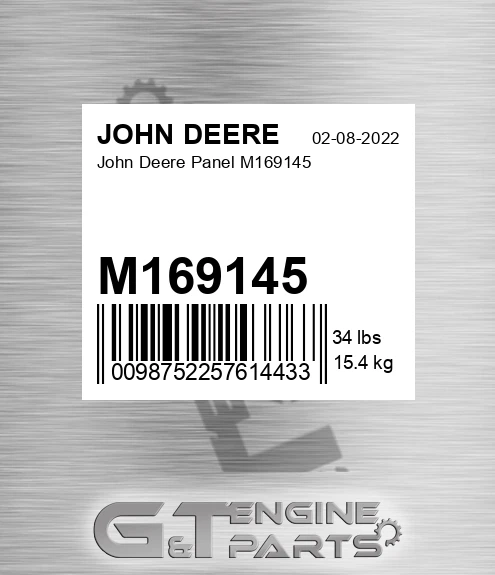 M169145 John Deere Panel M169145