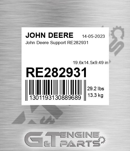 RE282931 John Deere Support RE282931