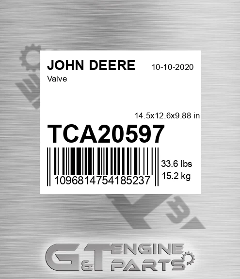 TCA20597 Valve