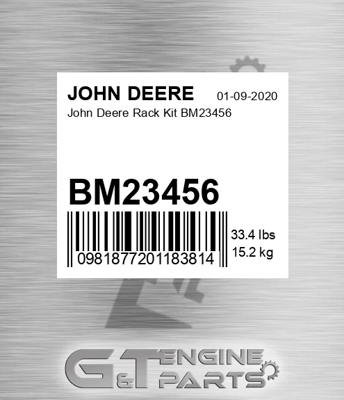 BM23456 John Deere Rack Kit BM23456