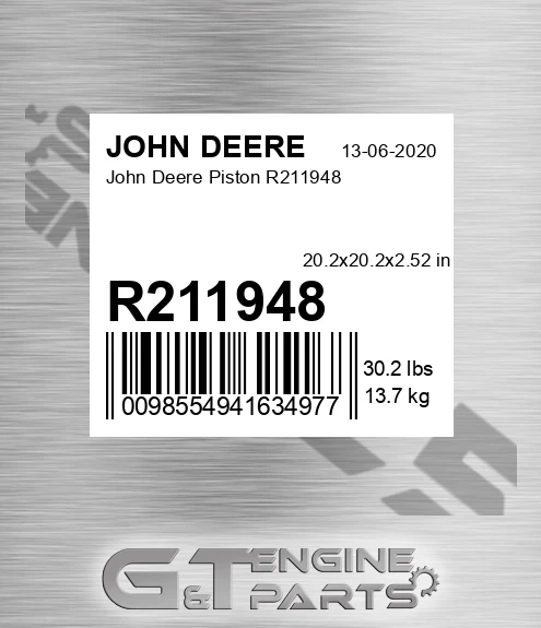 R211948 John Deere Piston R211948