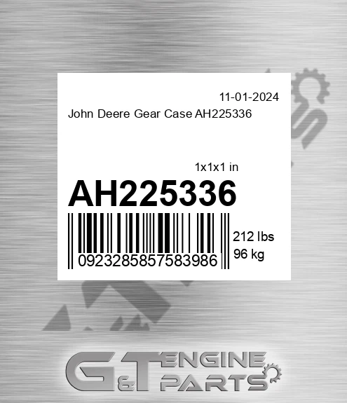 AH225336 Gear Case