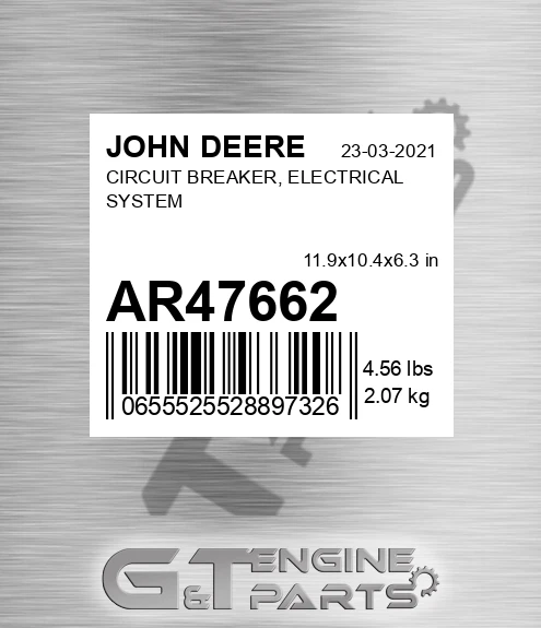 AR47662 CIRCUIT BREAKER, ELECTRICAL SYSTEM