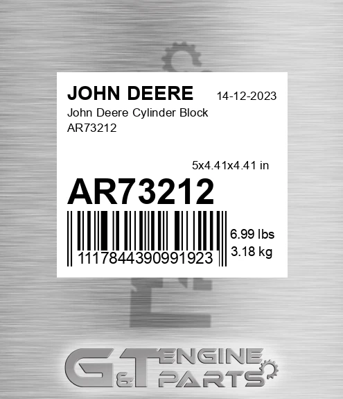 AR73212 Cylinder Block