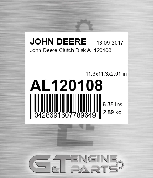 AL120108 Clutch Disk