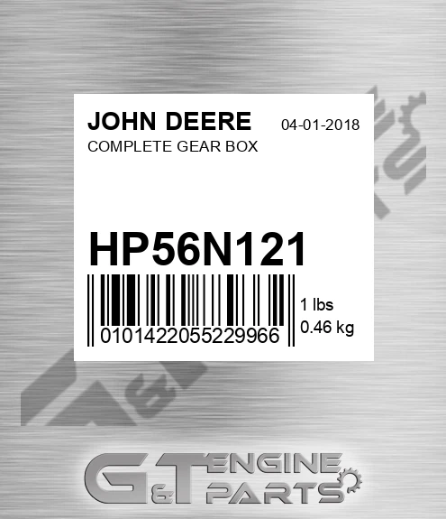 HP56N121 COMPLETE GEAR BOX