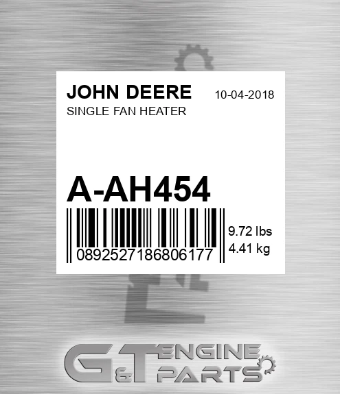 A-AH454 SINGLE FAN HEATER