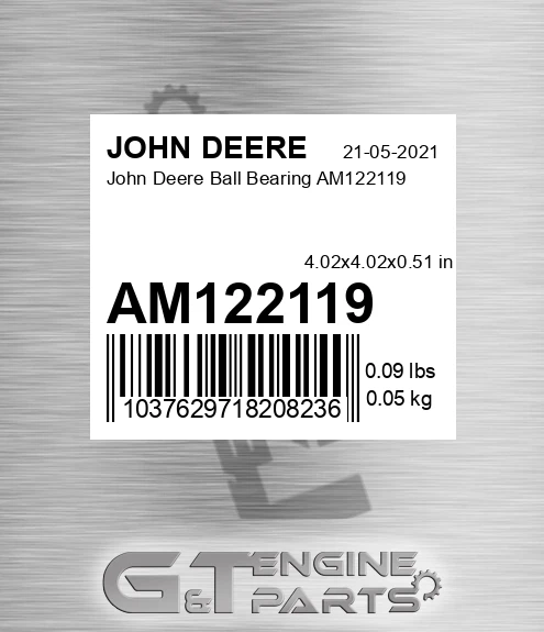 AM122119 John Deere Ball Bearing AM122119