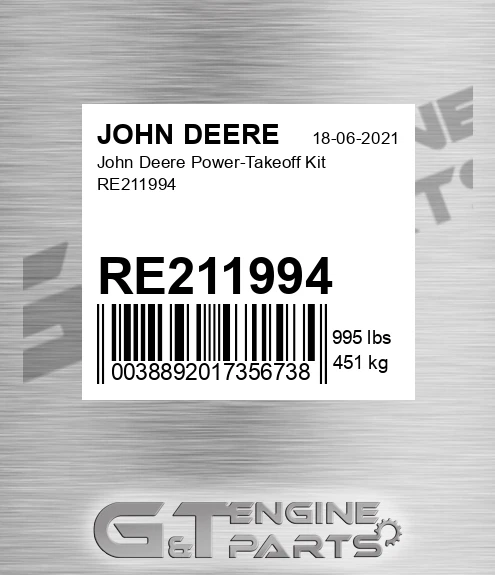 RE211994 John Deere Power-Takeoff Kit RE211994