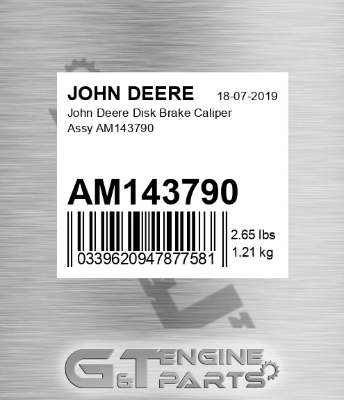 AM143790 Disk Brake Caliper Assy