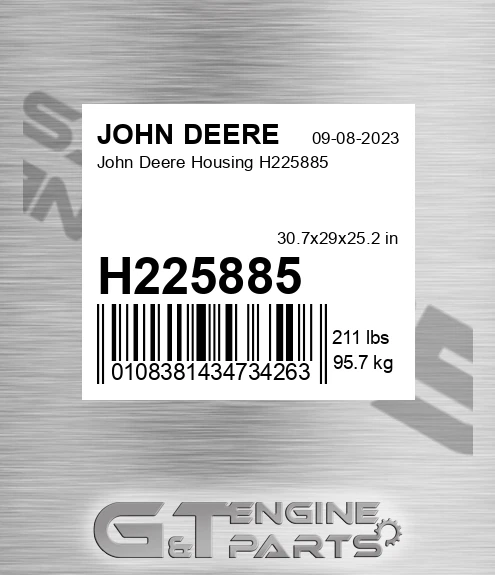 H225885 John Deere Housing H225885