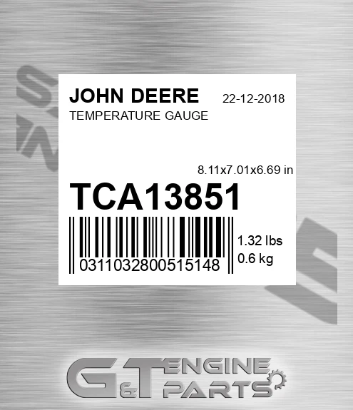 TCA13851 TEMPERATURE GAUGE