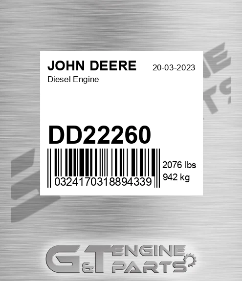 DD22260 Diesel Engine
