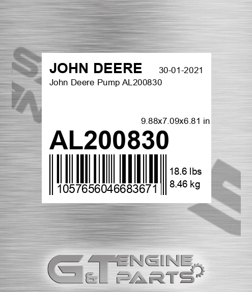 AL200830 John Deere Pump AL200830