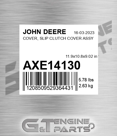 AXE14130 COVER, SLIP CLUTCH COVER ASSY