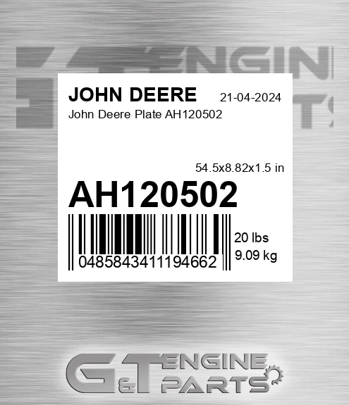 AH120502 Plate