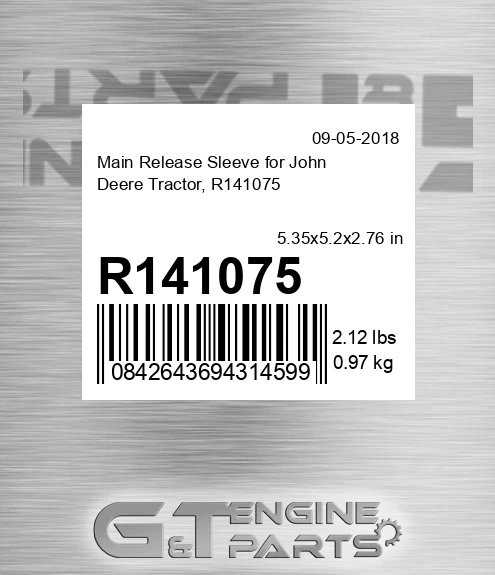 R141075 Main Release Sleeve for Tractor,