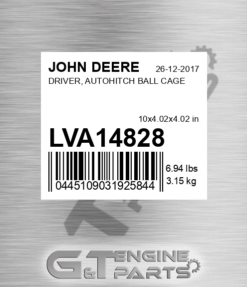 LVA14828 DRIVER, AUTOHITCH BALL CAGE
